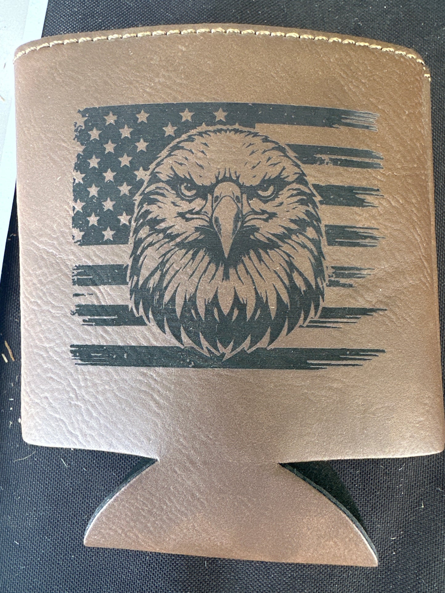 Leather Can Koozie