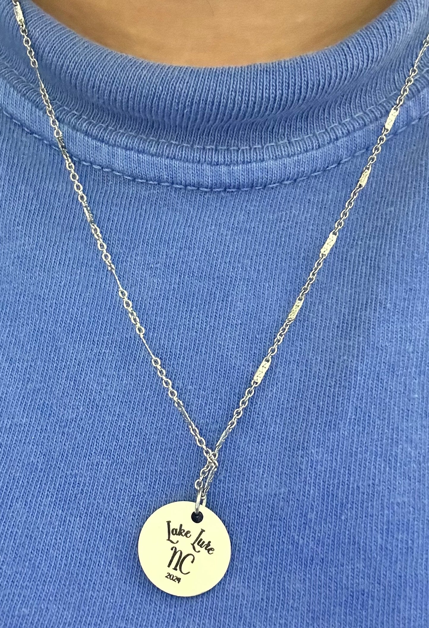 Custom Engraved Picture Necklace