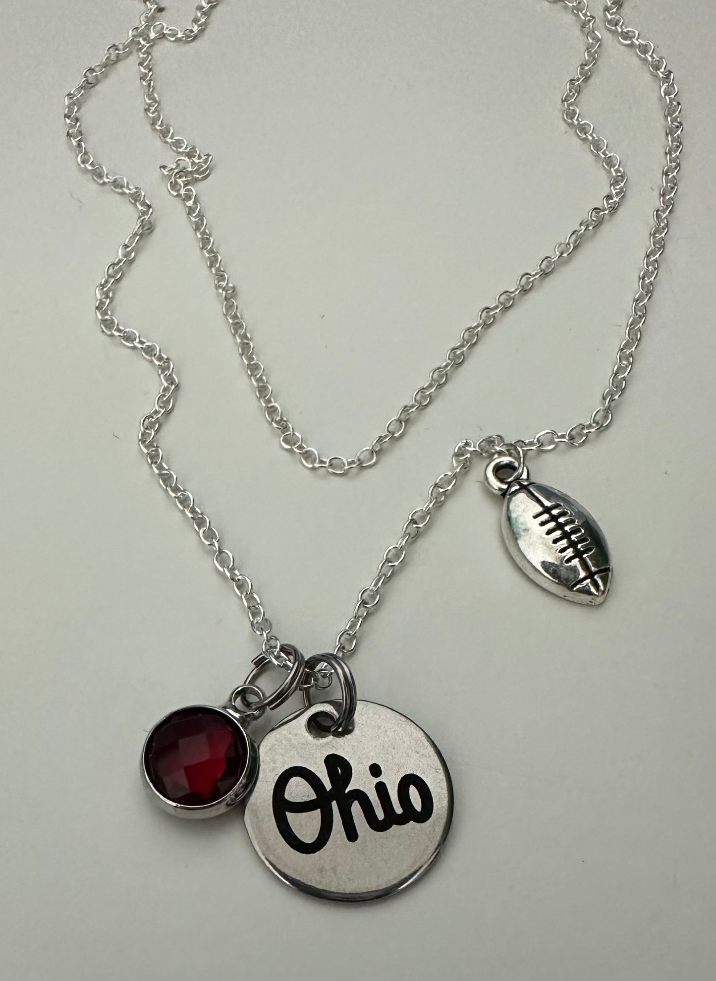 Ohio Charm Coin Necklace