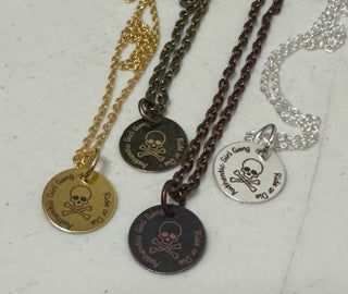 Authentic Girl Gang Coin Necklace